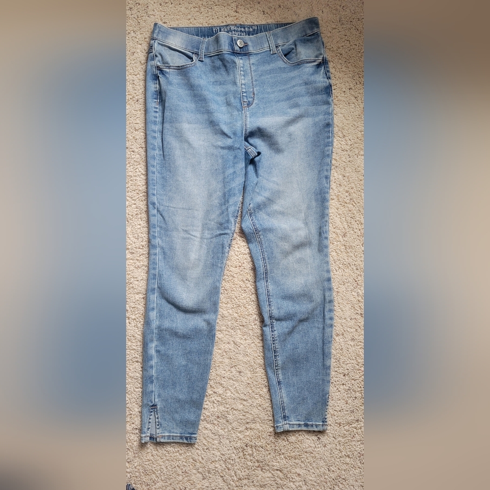 Maurices Light Blue Skinny Jeans